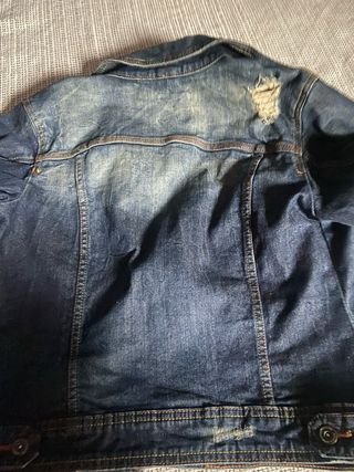 Cazadora vaquera Bershka azul