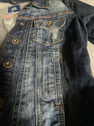 Cazadora vaquera Bershka azul