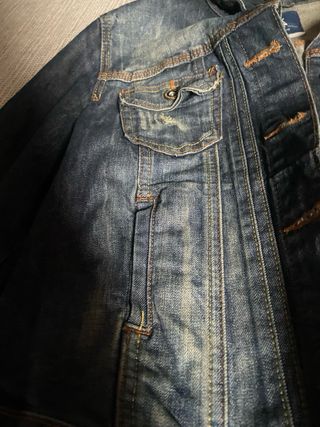 Cazadora vaquera Bershka azul