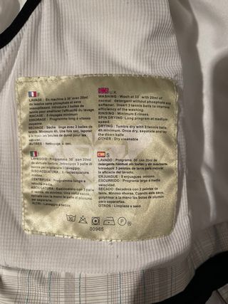 Plumífero Roxy Blanco y Gris