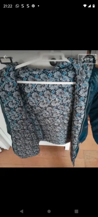 Cortefiel abrigo reversible chubasquero