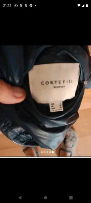 Cortefiel abrigo reversible chubasquero