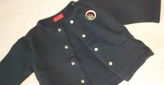 Felpa blu Elle bambina