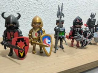 Figuras Playmobil Guerreros Medievales