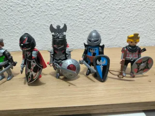 Figuras Playmobil Guerreros Medievales