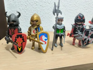 Figuras Playmobil Guerreros Medievales