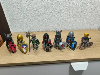 Figuras Playmobil Guerreros Medievales