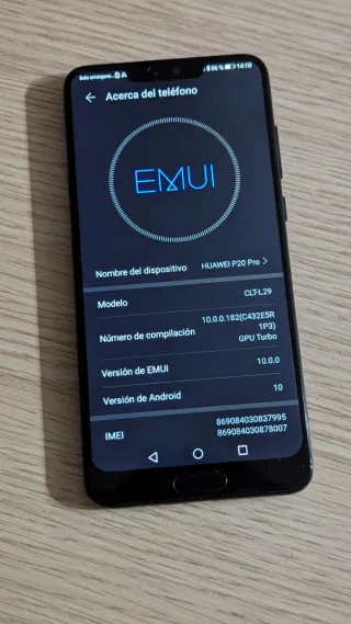 Huawei P20 Pro 128GB Negro