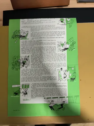 Mapa turístico Israel 1965. Documento único