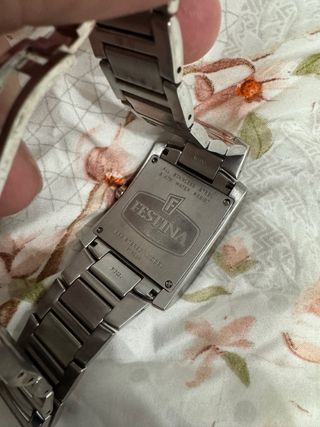 Reloj Festina Multifunción Negro y Plateado