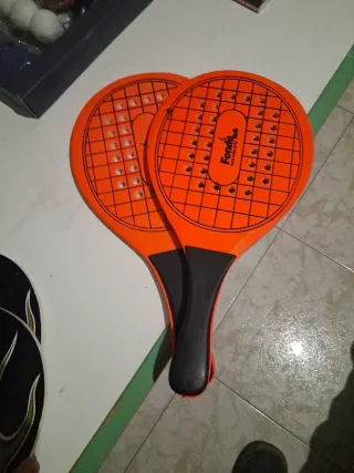 Juego de playa palas y pelotas