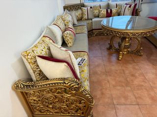 Sofá modular estilo marroquí beige