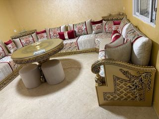 Sofá modular estilo marroquí beige