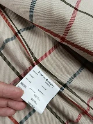 Abrigo pana Thomas Burberry Beige