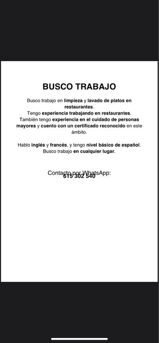 Limpieza y frega de platos