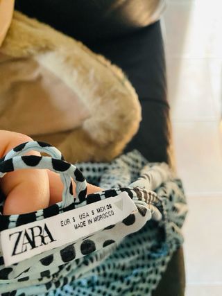 Vestido Verano Lunares Zara Talla S