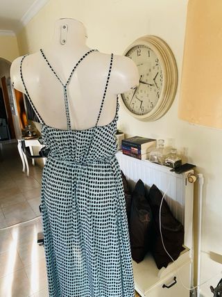 Vestido Verano Lunares Zara Talla S