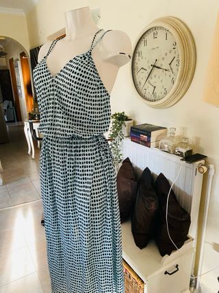 Vestido Verano Lunares Zara Talla S