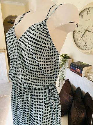 Vestido Verano Lunares Zara Talla S