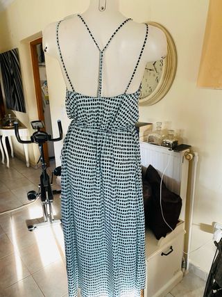 Vestido Verano Lunares Zara Talla S