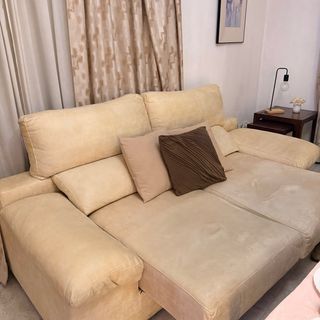 Sofá 3 plazas y sofá 2 plazas beige