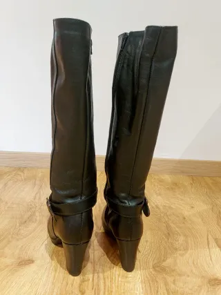 Botas altas piel auténtica Made in Spain
