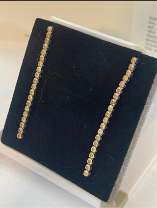 Pendientes Oro 14k 1.13ct Diamantes VS-1