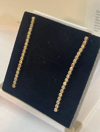 Pendientes Oro 14k 1.13ct Diamantes VS-1