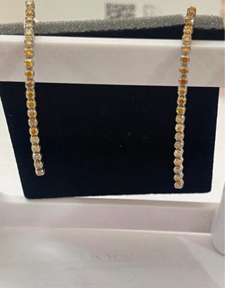 Pendientes Oro 14k 1.13ct Diamantes VS-1