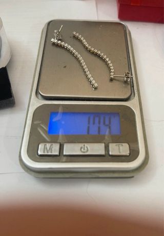 Pendientes Oro 14k 1.13ct Diamantes VS-1