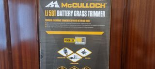 Desbrozadora McCulloch con Batería