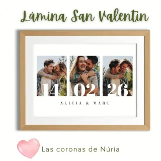 Lámina personalizada San Valentín