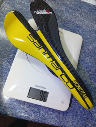 Sillín San Marco Carbono Amarillo Racing Team