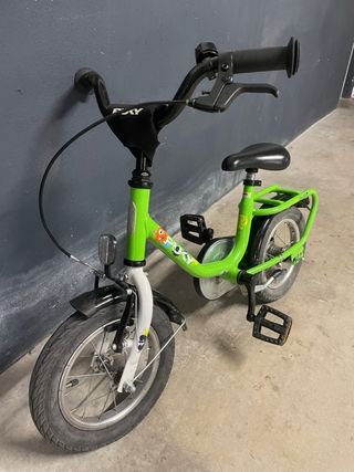 Bicicleta infantil Puky verde