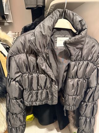 Bershka Giubbotto Piumino Corto nero XS