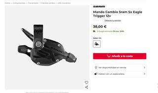 Cambio sram NX Eagle 12v. y Pulsardor Sram
