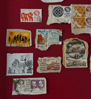 Lote Sellos Antiguos México Correo Aéreo