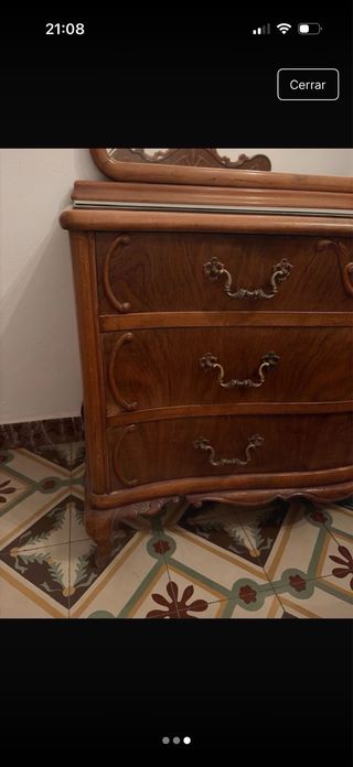 Habitación estilo antiguo madera y cristal