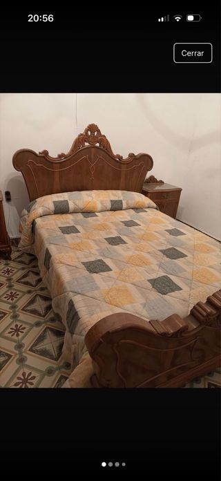 Habitación estilo antiguo madera y cristal