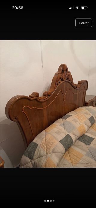 Habitación estilo antiguo madera y cristal