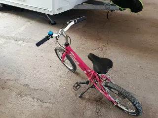 Bicicleta infantil rosa