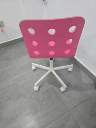 Silla Infantil Ikea Rosa
