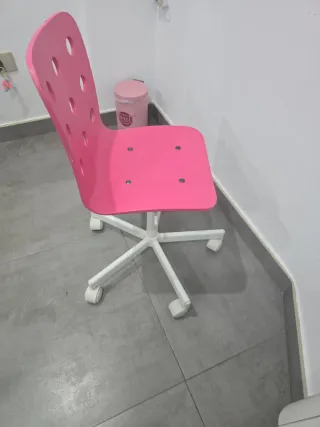 Silla Infantil Ikea Rosa