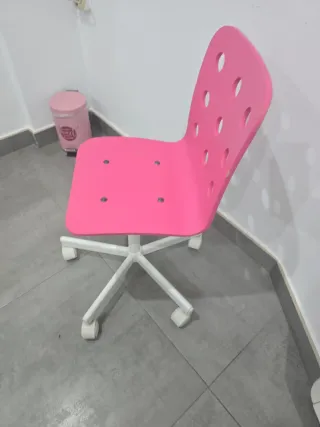 Silla Infantil Ikea Rosa