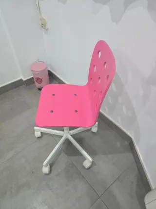 Silla Infantil Ikea Rosa