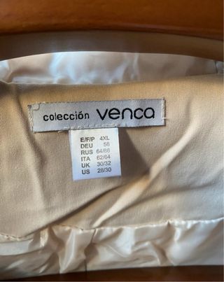 Cazadora Venca Talla 4XL Beige y Azul