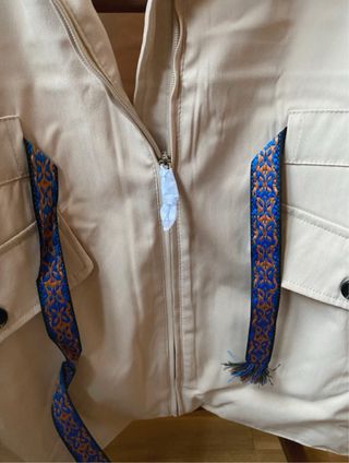 Cazadora Venca Talla 4XL Beige y Azul
