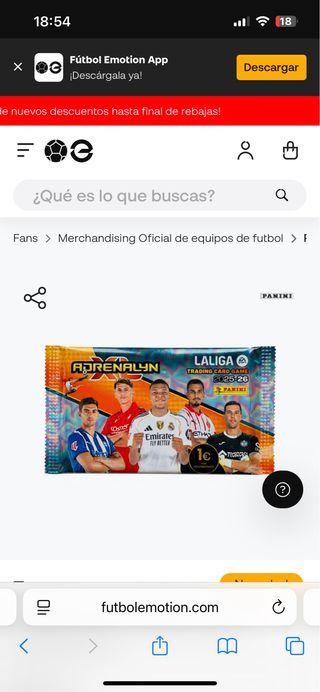 Cambio cromos Panini Liga