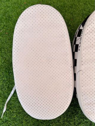 Zapatillas Casa Flamingueo Cuadros Blanco y Negro