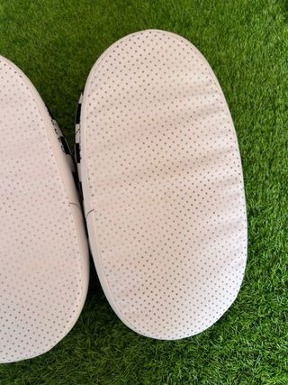 Zapatillas Casa Flamingueo Cuadros Blanco y Negro